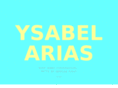 ysabelarias.com