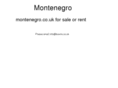 montenegro.co.uk