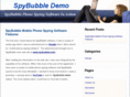 spybubbledemo.com