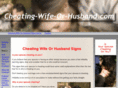 cheating-wife-or-husband-signs.com