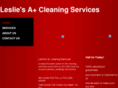 lesliecleaningservices.com