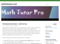 mathtutorpro.com