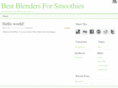 bestblendersforsmoothies.com
