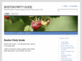 bostonpartyguide.com