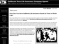 california-term-life-insurance-company-agents.com