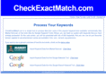 checkexactmatch.com