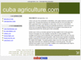 cubaagriculture.com