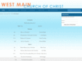 westmainchurchofchrist.com