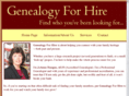 genealogyforhire.com