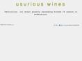 usuriouswine.com
