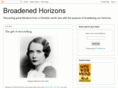 broadened-horizons.org