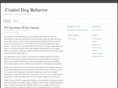controldogbehavior.com