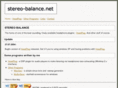 stereo-balance.net