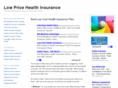 healthinsurancelowprice.com