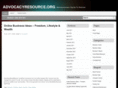 advocacyresource.org