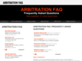 arbitrationfaq.com