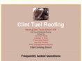 clinttuelroofing.com