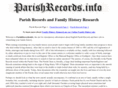 parishrecords.info