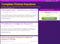 completechoicesinsurance.com