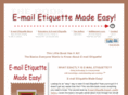 emailetiquettemadeeasy.com