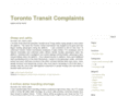torontotransitcomplaints.com