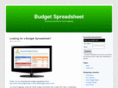 budget-spreadsheet.com