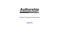 authorship.com