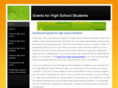 grantsforhighschoolstudents.com