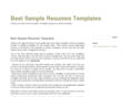 bestsampleresumestemplates.com