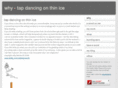 tapdancingonthinice.com