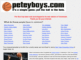 peteyboys.com