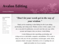 avalonediting.com