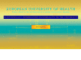 europeanuniversityofhealth.com