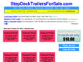 stepdecktrailersforsale.com