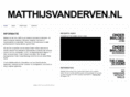 matthijsvanderven.nl