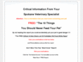 spokaneveterinary.com