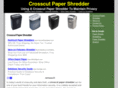 crosscut-papershredder.com