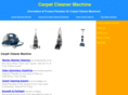 carpetcleanermachinesearch.com