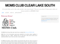 momsclubclearlakesouth.com