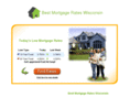 bestmortgagerateswisconsin.com