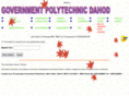 govtpolytechnicdahod.org