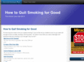 howtoquitsmokingforgood.net