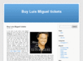 buyluismigueltickets.com
