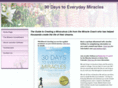 30daystoeverydaymiracles.com