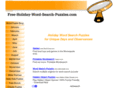 free-holiday-word-search-puzzles.com