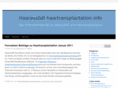 haarausfall-haartransplantation.info