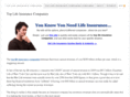 toplifeinsurancecompanies.net