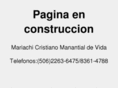 mariachicristianomanantialdevida.com