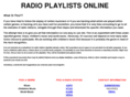 radioplaylistonline.com