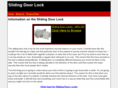 slidingdoorlock.org